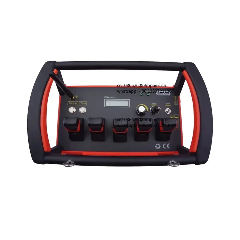 5 Functions Weightlifting12-24V Hydraulic Valve Joystick Construction Carry Remote Control
