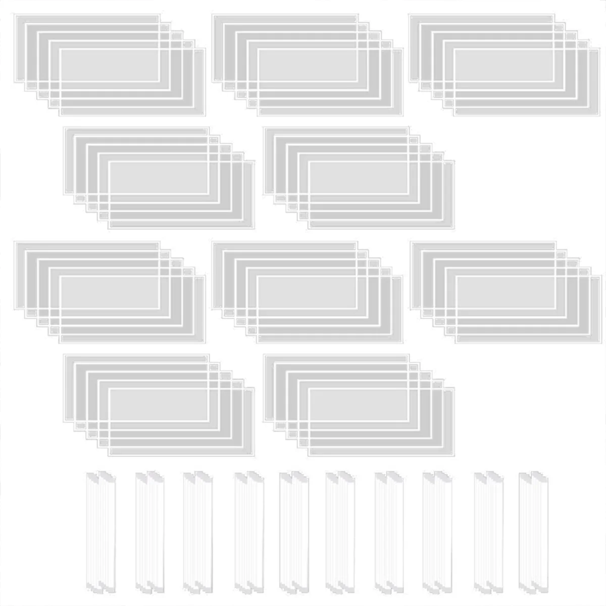 AA76-غطاء عدسة خزانة الرمل 23 × 11 بوصة 25 قطعة حماة داخلية لاصقة استبدال أجزاء قياسية