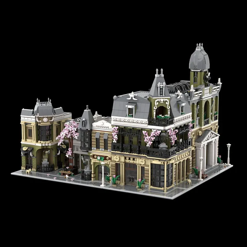 Moc Architecture Model Brick Natural History Museum Technology Modular Building Blocks Gift Christmas Toys DIY Set Assembly