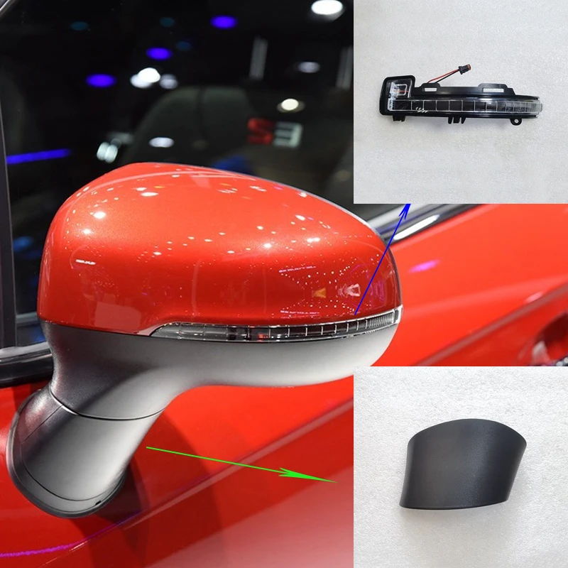 Car Accessories For JAC S3 Sei3 2017~2020 Base Small Rearview Mirror Shell Cover Reverse Mirror Turn Signal