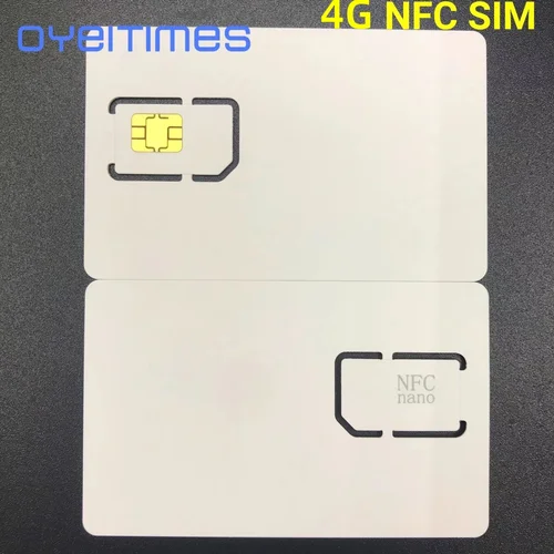 OYEITIMES 나노/마이크로 LTE WCDMA/NFC 테스트 SIM 카드, Aglient 8960, CMU200, CMW500, Anritsu MT8820C, 공장 테스트 나노 NFC SIM 카드 