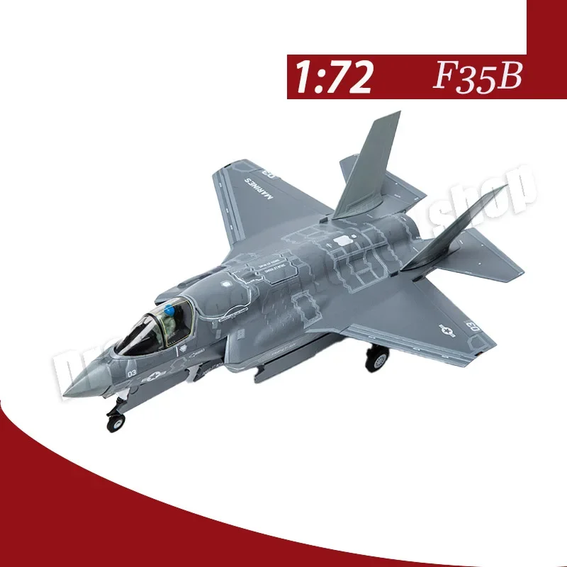 

Модель истребителя из сплава под давлением 1:72 F35B, миниатюрная модель самолета, Коллекционные детские игрушки, праздничный подарок, оптовая продажа