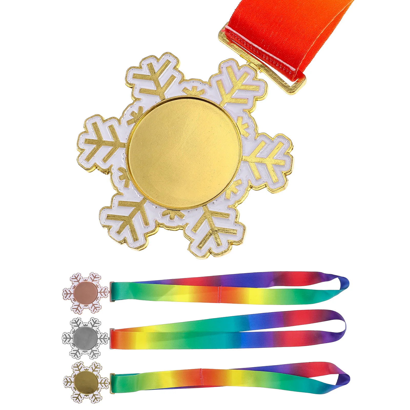 

3Pcs Kids Award Medals Alloy Cartoon Shape Gold Medal Kit Race Rewards Party Favor Competition Prizes Medal Kids Gold Medals