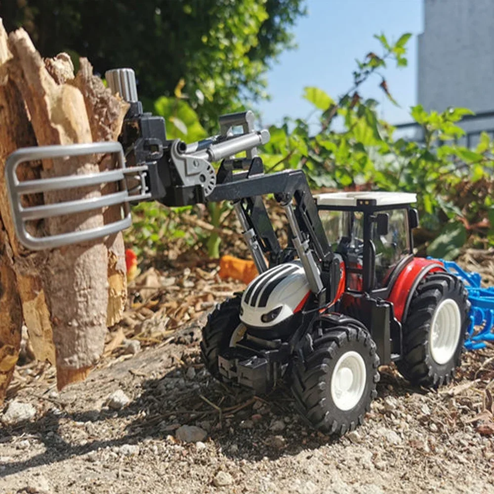 Remote Control Tractor RC Farm Truck Car Trailer 2.4G Farming Simulator Truck Miniature Farm Vehicle Toys Model Children Boy - view 4