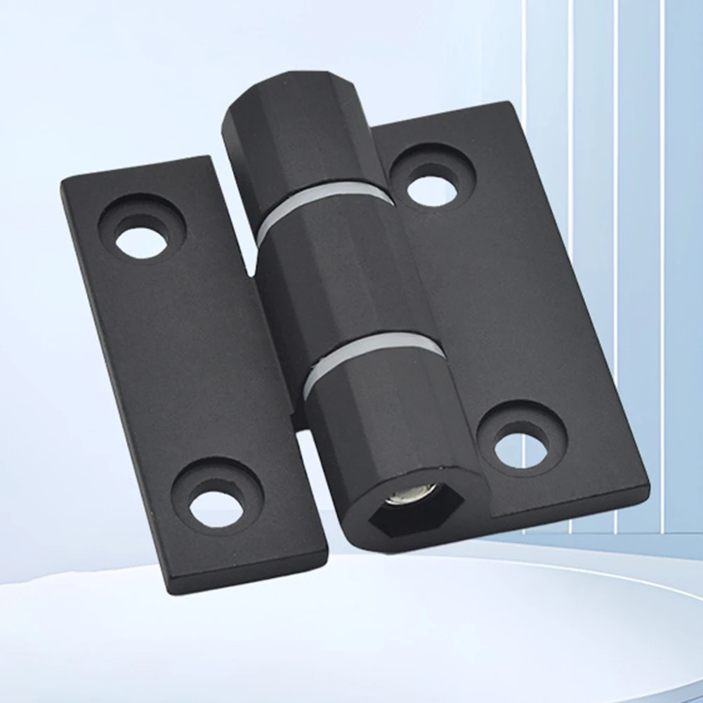 Hardware Solutions Torque Hinge Flexible Positioning Damping Hinge Black 360 Rotation Hinge Flexible Tightness Adjustment