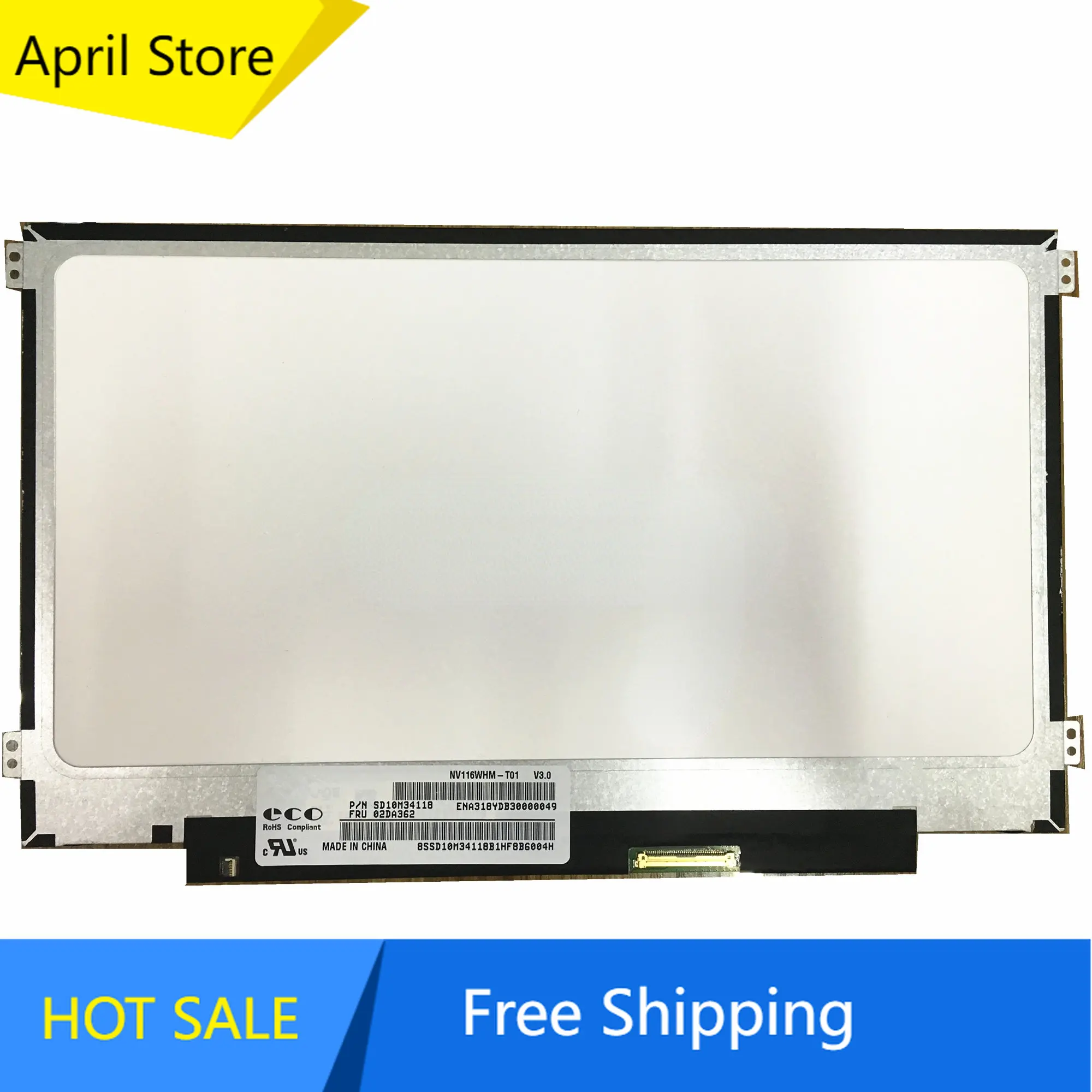 NV116WHM-T01 V3.0 NV116WHM T01 11.6 ''Laptop LCD لوحة شاشة لمس شاشة عرض مصفوفة 1366*768