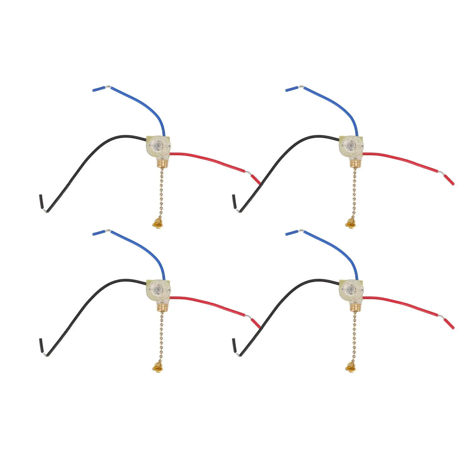 

Ceiling Fan 3-Wire Light Switch Petal Handle and Pull Chain, Replacement for chandeliers
