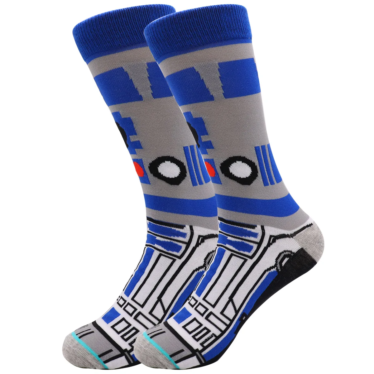 2022 New Funny Autumn Winter Star Wars Movie Men socks Master Yoda R2-D2 Cosplay Socks Wookiee Jedi Knight Novelty Women\'s Socks