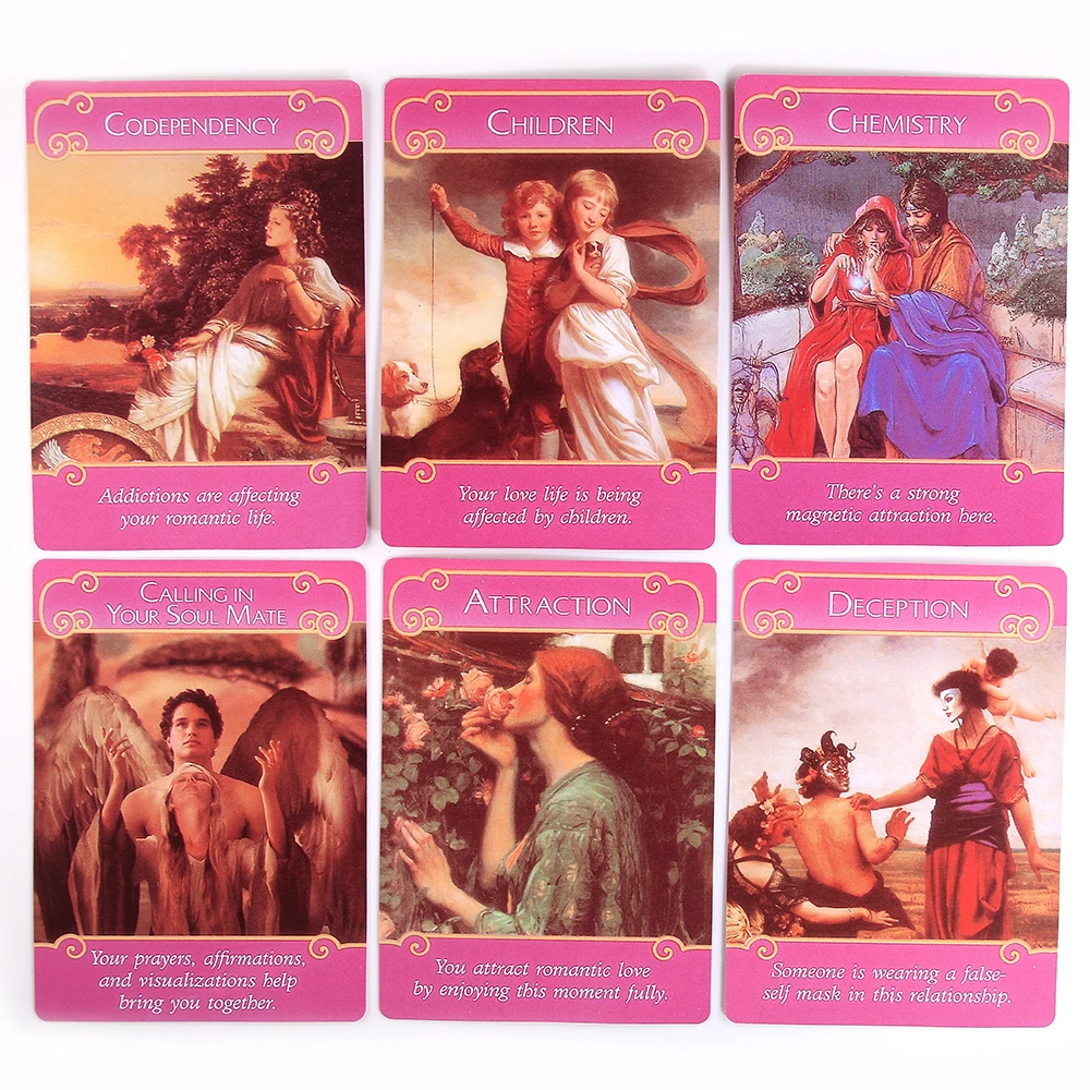 The Romance Angels Oracle Cards Deck Tarot The 44 Romance Angel Oracle Cards by Doreen Virtue Rare Out of Print