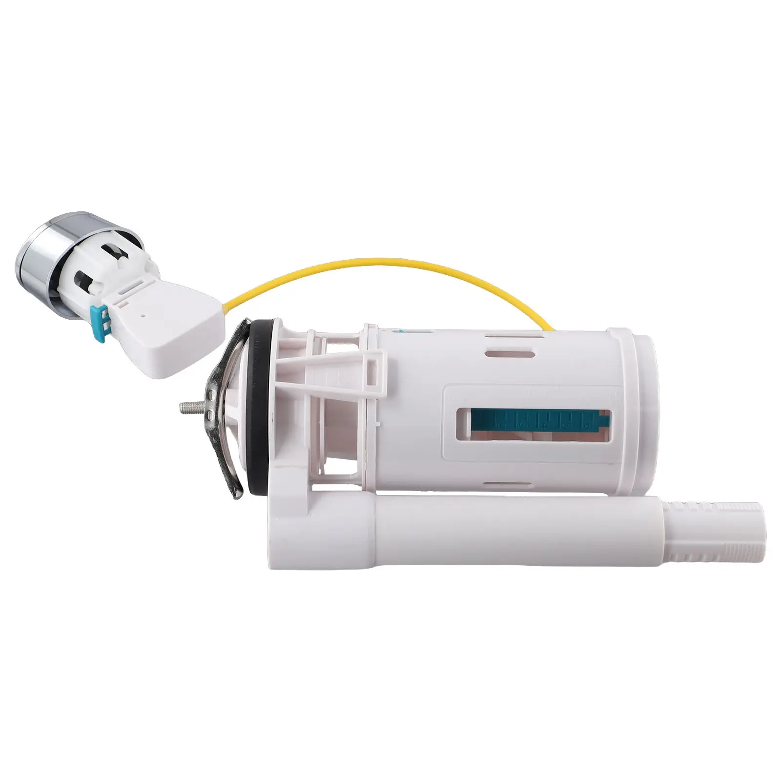 

Простая установка, бачок для ванной комнаты, туалета, детали смыва, подходящие для пластикового резервуара для воды, сливной клапан с проводным управлением