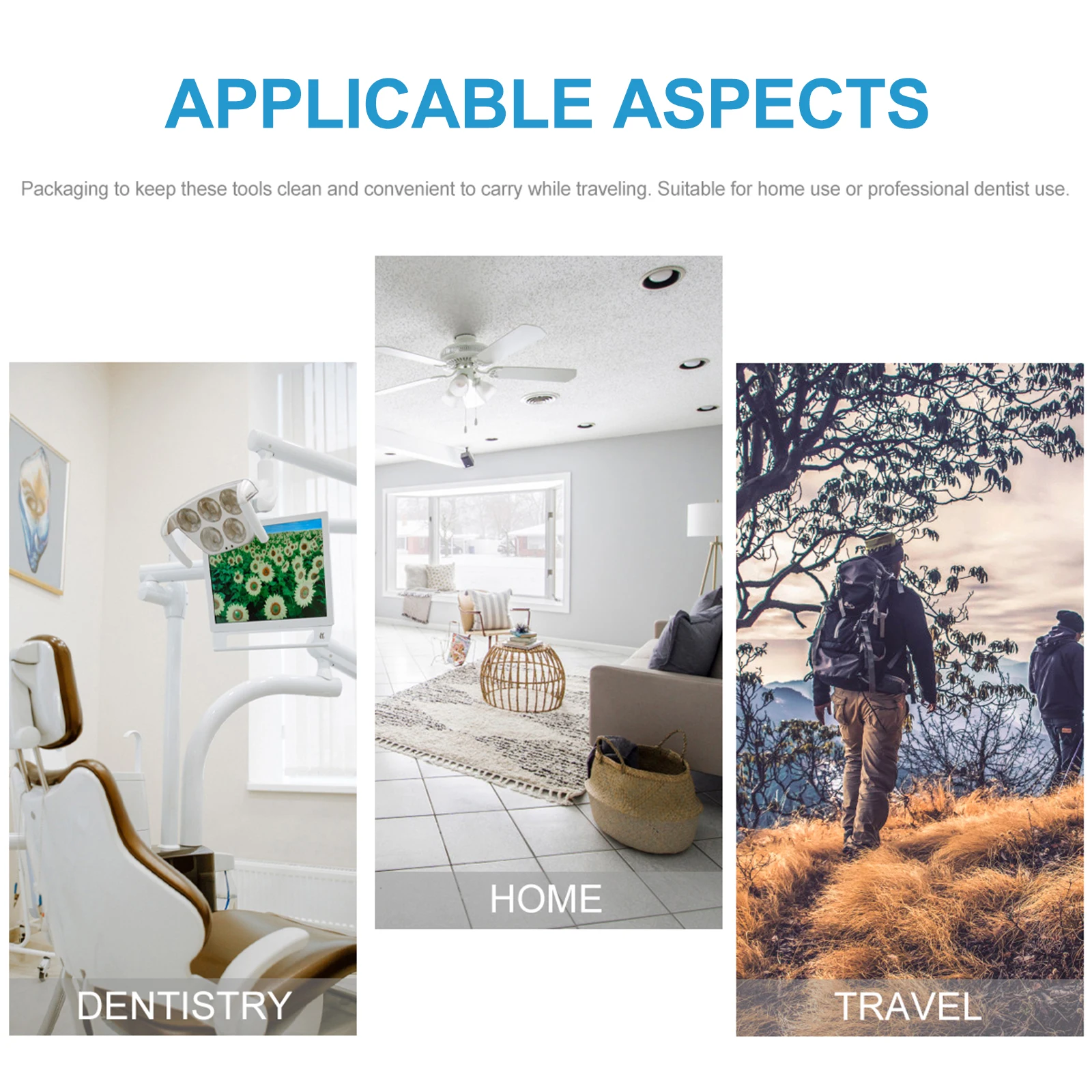 

105pcs Dental Floss Threaders Flexible Nylon For Braces Bridges Implants Easy Cleaning With Hygienic Case Teeth Care Tool