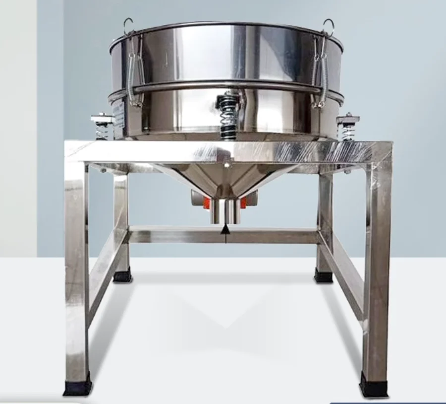 

500 model with food grade Vibrating screen, sieve powder machine, electric sieve filter,medicine powder Vibration screening