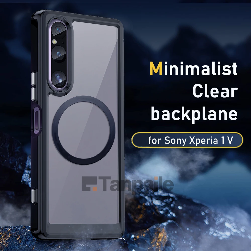 Tanpaile Case For Sony Xperia 1V 10V 5V Shockproof Minimalist Slim Thin Phone Cover Bumper Casing【Upgrade】