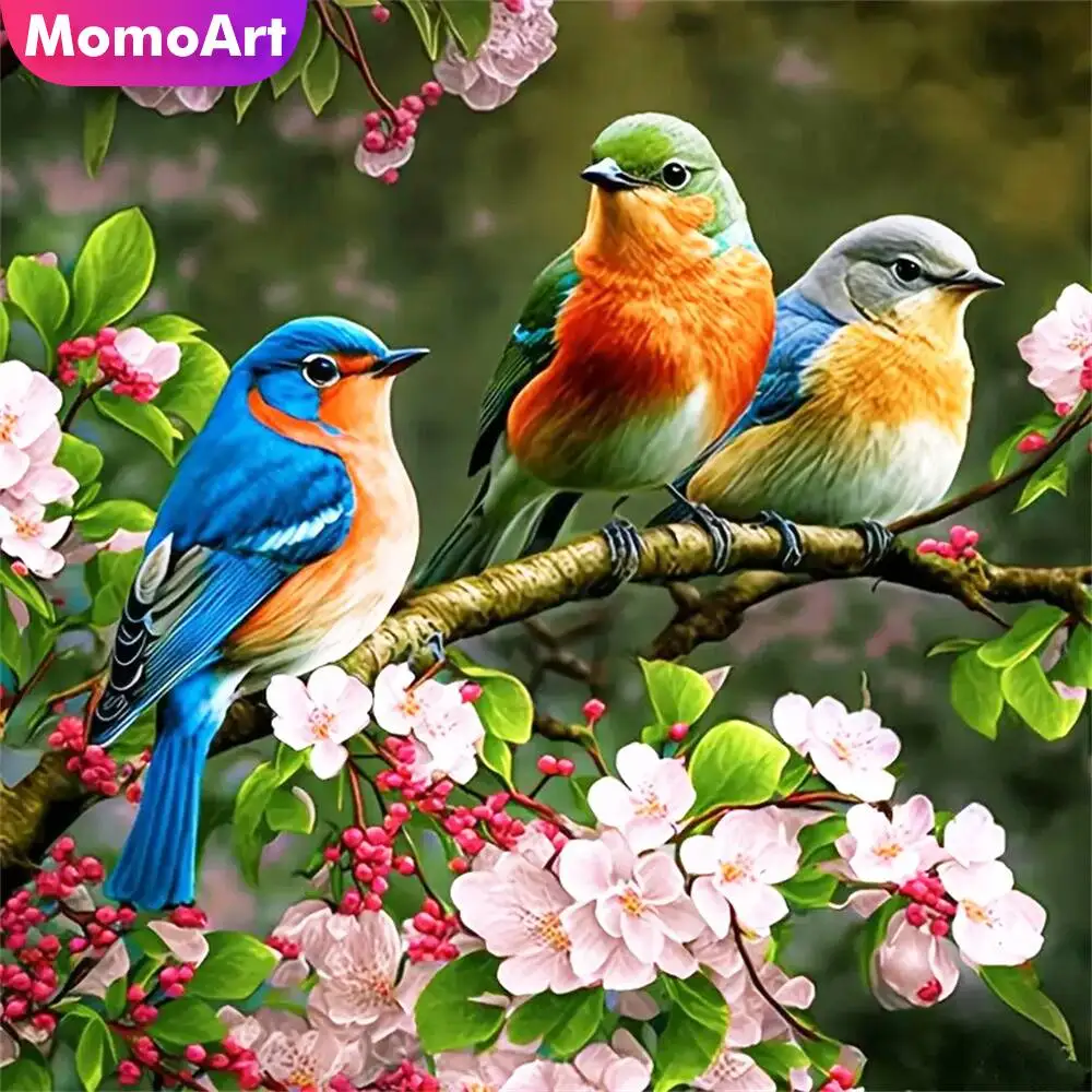 Momoart Bär Diamant Mosaik Tier voller Runde Diamant Malerei Mond Stickerei neue Ankunft handgemachte Hobby
