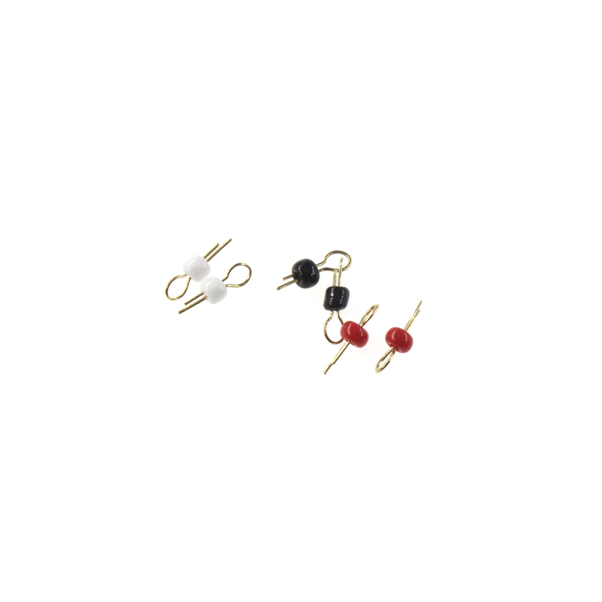 50PCS PCB circuit board test points test pins test rings cylindrical gold-plated ceramic test rings test beads