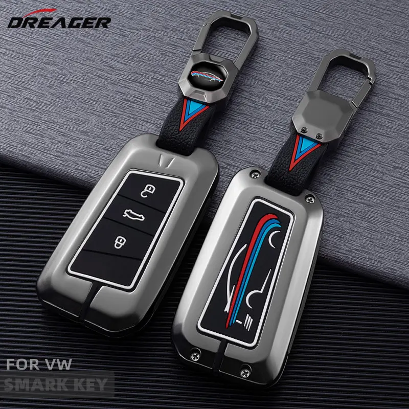 

Car Key Case Cover for Volkswagen Vw Golf 7 Skoda Kodiaq Superb A7 Passat B8 Magotan Cc Tiguan Arteon Atlas Jetta Zinc Alloy Fob