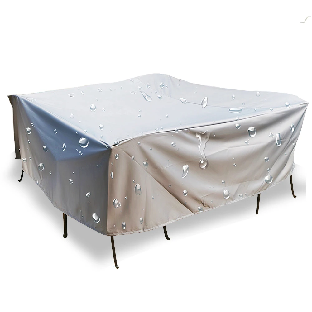 Outdoor Furniture Set Cover Waterproof Rain Snow Dust Wind Proof Anti-UV Oxford Fabric Garden Lawn Patio Furniture Set Cover