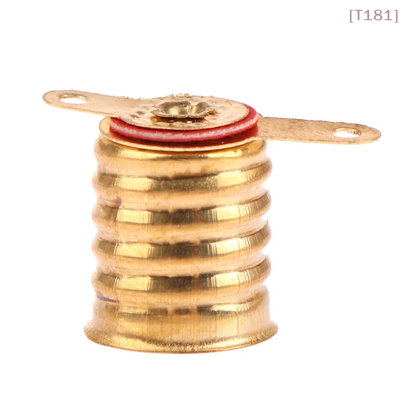 

10Pcs E10 Screw-Type Copper Lamps Base Bulb Small Electric Bead Lamp Holder Home Experiment Circuit Electrical Test Accessories