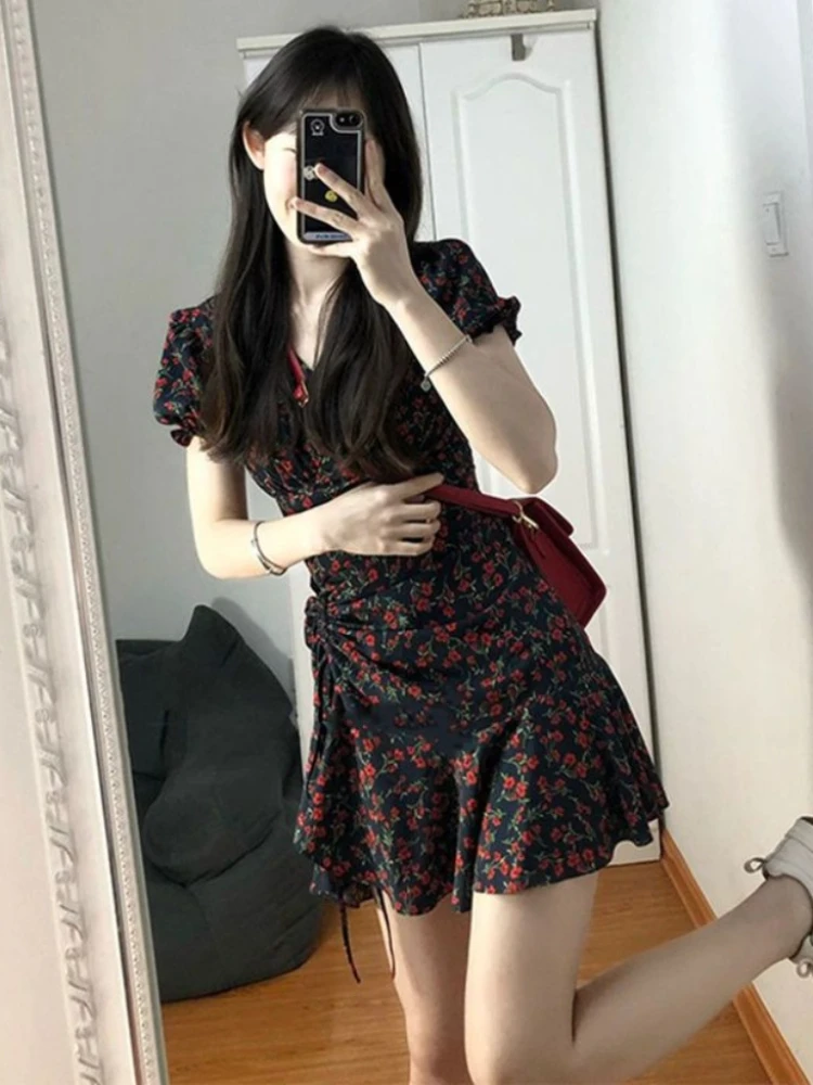 Mujer playa noche Club moda verano 2024 moda alta calidad lujo una pieza Xxl mujer vestido corto Mini vestidos de cumpleaños