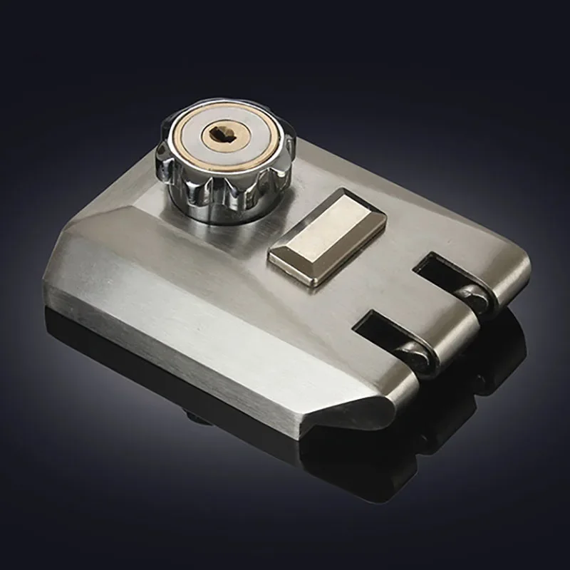 Security Lock 6 Keys Door Lock Strong Deadbolt Home Security Universal Stainless Steel Exterior Anti-theft Wooden/Iron Door Lock