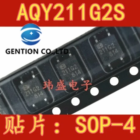 

10PCS AQY211G2S light coupling AQY211G2S photoelectric solid state relay SOP-211 4 in stock 100% new and original
