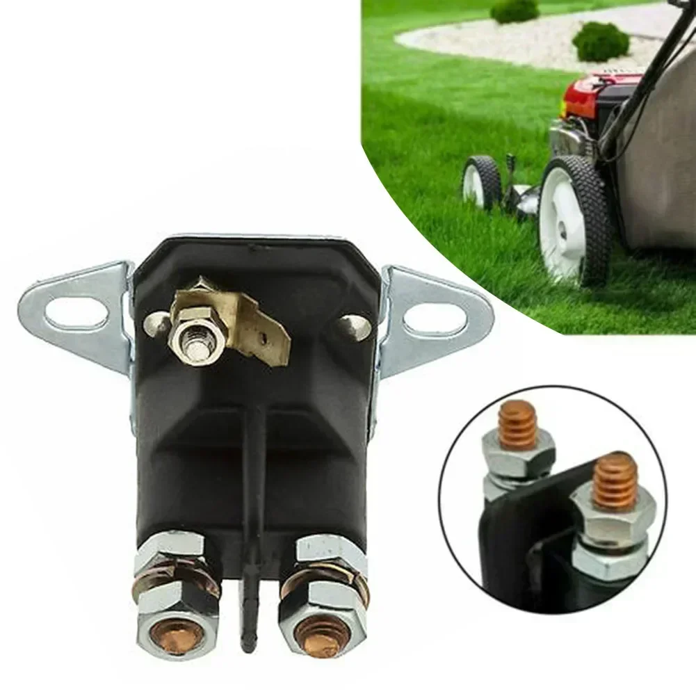 Starter Solenoid Switch 3 Terminals Fits For 1/4\'\' Poles For 24285 For 725-0530 Ride On Lawnmower Tractor Solenoid Switch