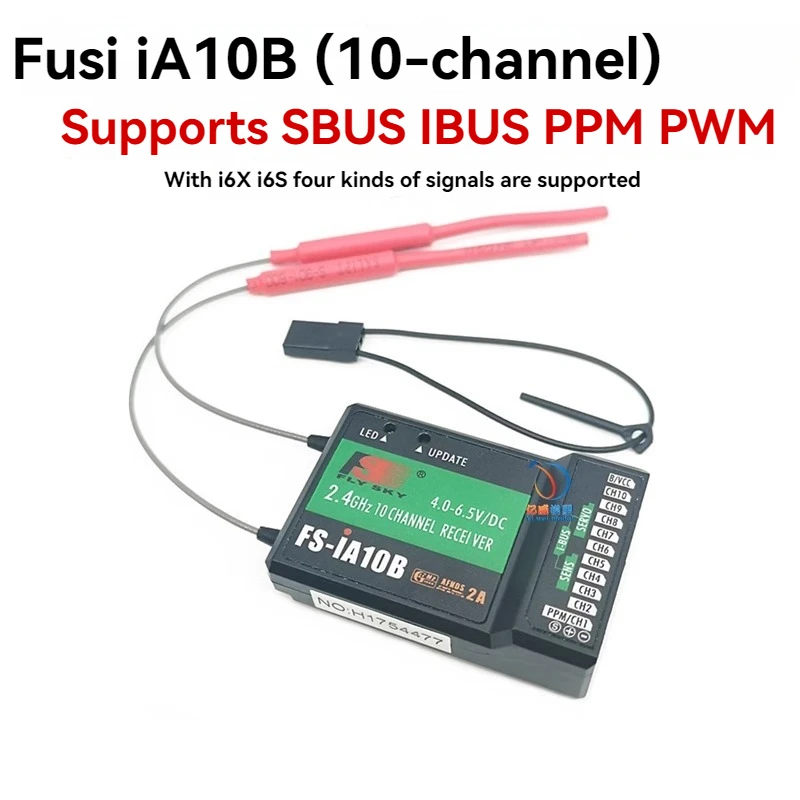FUSI I6/i6X/i6S Fpv Receiver  Compatible with RC Cars Boats Drones,Including IA6/ IA6B/ IA10B/ SBUS Support for Reliable Control