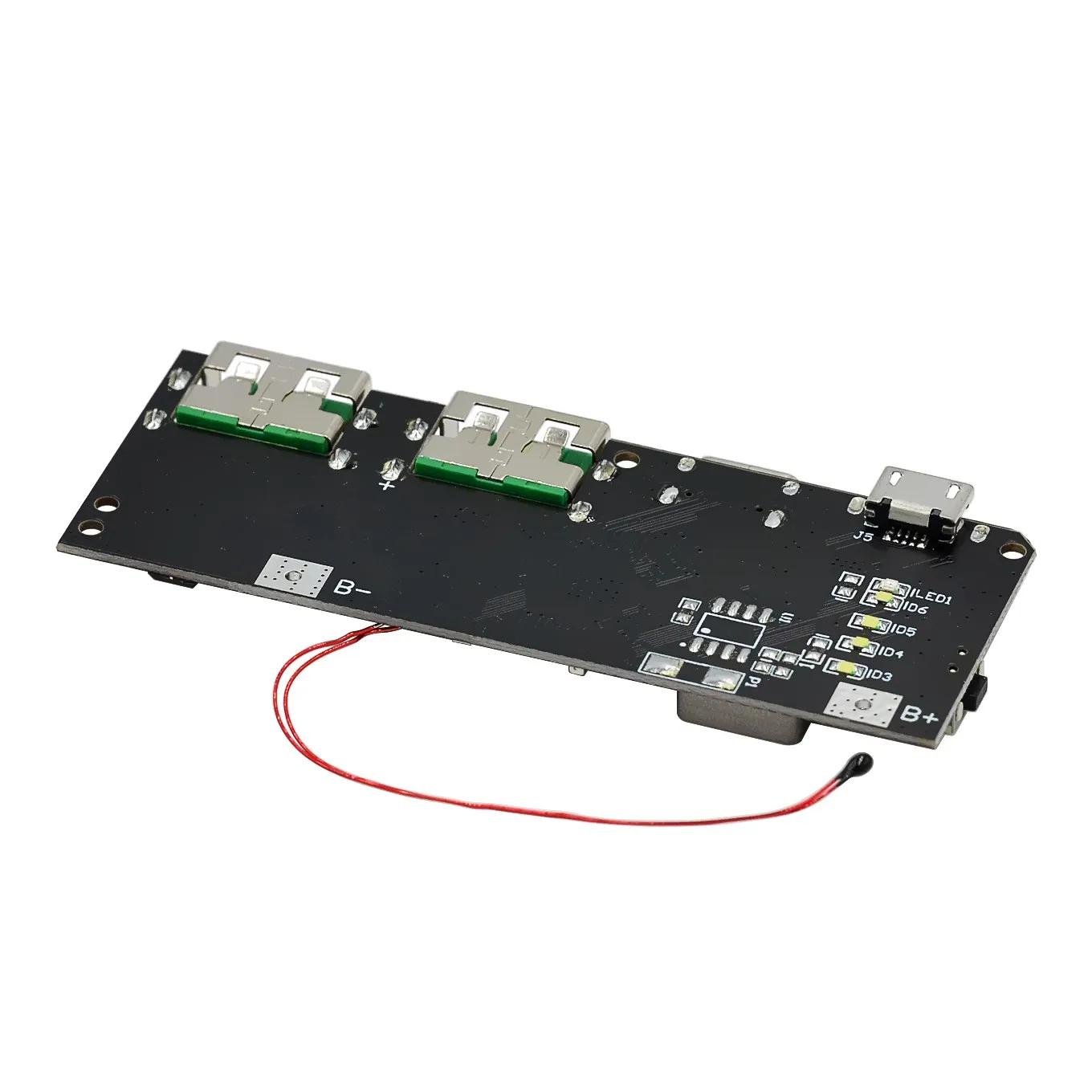 QC4.0 QC3.0 LED مزدوج USB 5 فولت 4.5A 22.5 واط مايكرو/Type-C USB بنك الطاقة المحمول 18650 وحدة شحن درجة الحرارة/حماية الدائرة #3