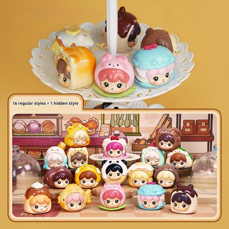 

Подлинная серия Milly Baking Workshop, мини-слепая коробка, кавайная кукла, настольное украшение, модная игрушка-сюрприз, подарок для девочек