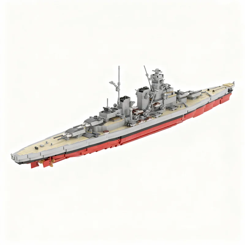 3333 elementy MOC H Friedrich Der Große Class Battleship Icons Model Klocki Konstrukcyjne Architektura Zabawki Prezenty Świąteczne Klocki dla Dzieci