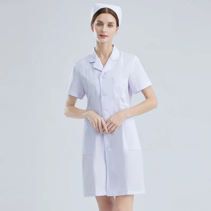 

Nurse's dress short sleeve summer doctor's dress beauty salon overalls woman