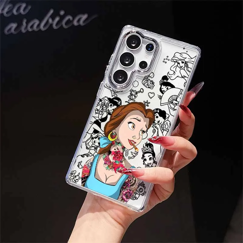 ديزني الوشم ارييل الأميرة لسامسونج A56 A55 A54 A53 A52 A36 A35 A34 A33 A32 A31 A26 A25 A24 A23 A16 A06 A05 جراب هاتف كابا #4