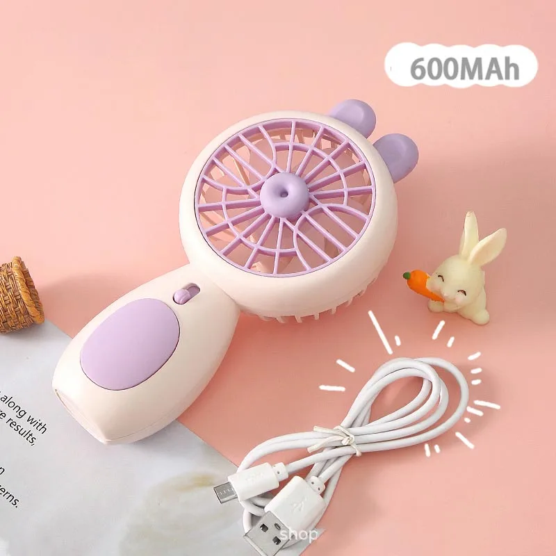 Mini ventilatore portatile ricaricabile ventilatori portatili Usb silenziosi per donne e bambini ventilatore da tavolo spedizione gratuita Air Cooler