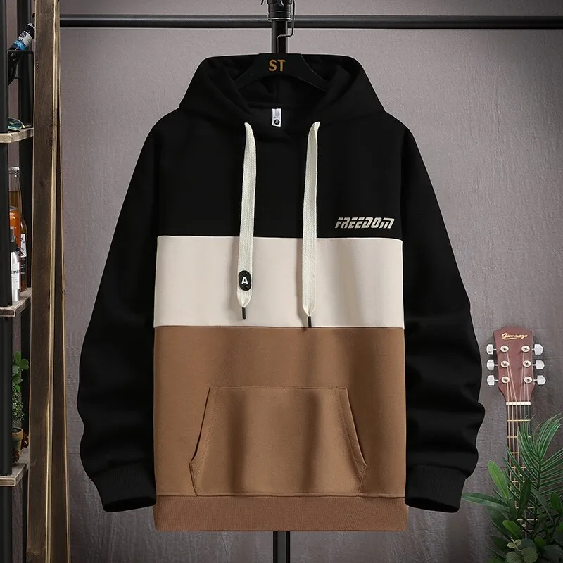 

Fashion Men's Cotton Hoodies 2025 Spring Autumn Casual Sweatshirts Youth Streetwear Pullovers Outdoor Pull On Top Hoody Clothing