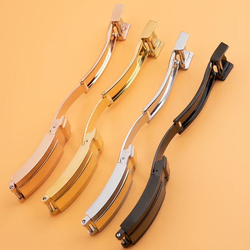 9x9mm Edelstahl Development Slider Schnalle Schraube Glide Lock für Rolex Strap Submariner Oysterflex Daytona GMT Uhrenarmband