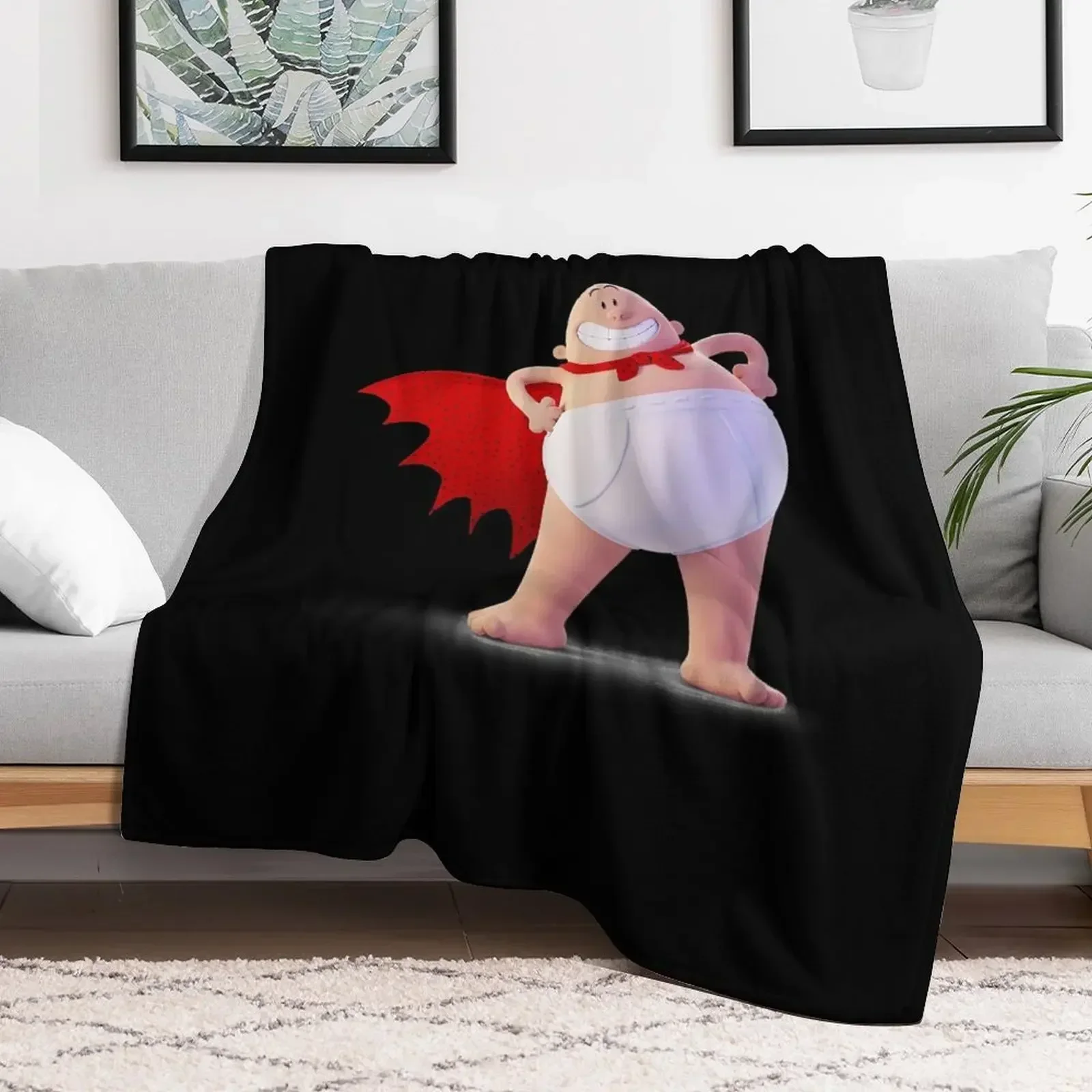 Gift Idea Captain Underpants Throw Blanket funny gift Polar Blankets