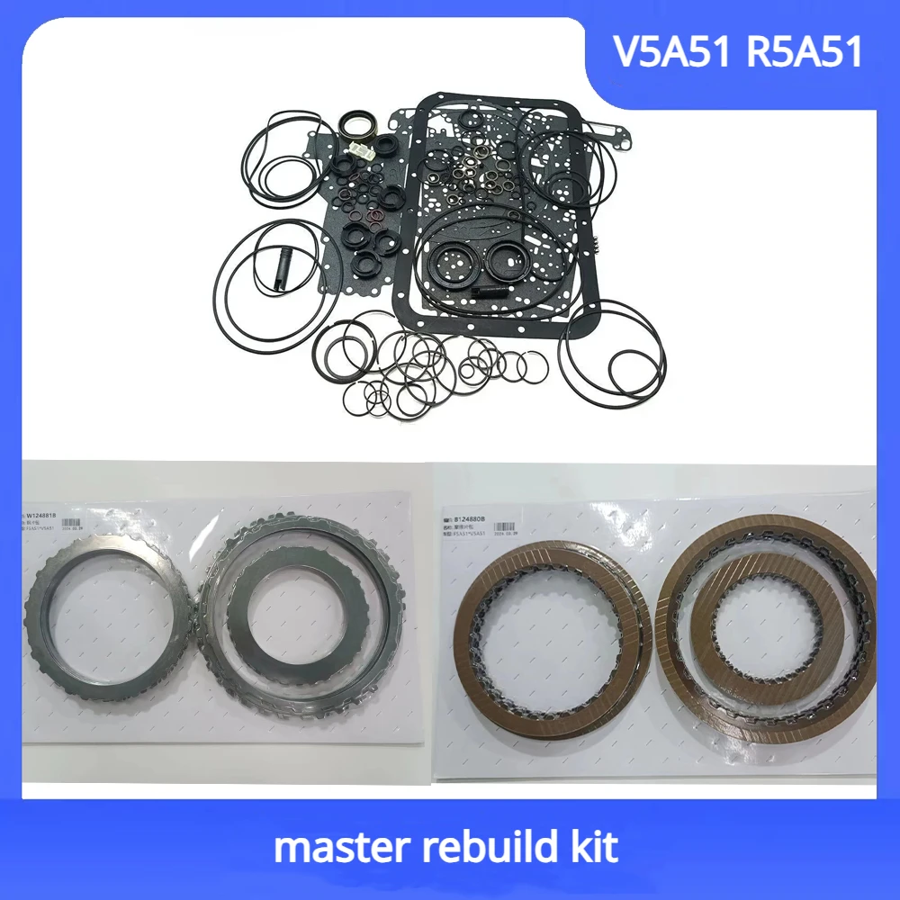 V5A51 R5A51 Automatic Transmission Master Rebuild Kit Clutch plate overhaul seal For Mitsubishi HYUNDAI KIA CHALLENGER