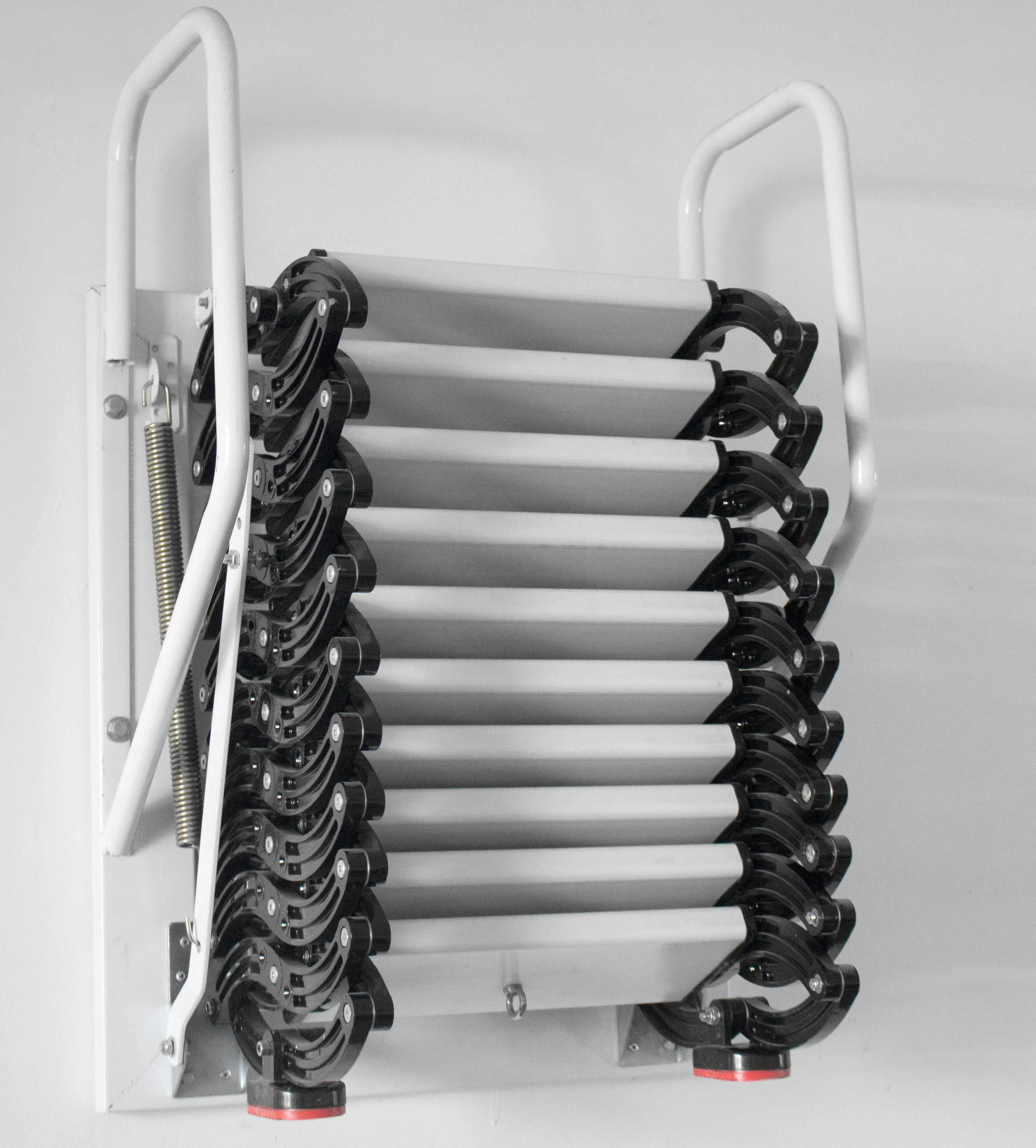 بيع المصنع مباشرة جدار جبل للطي تمديد سلم معدني سلالم الطوارئ