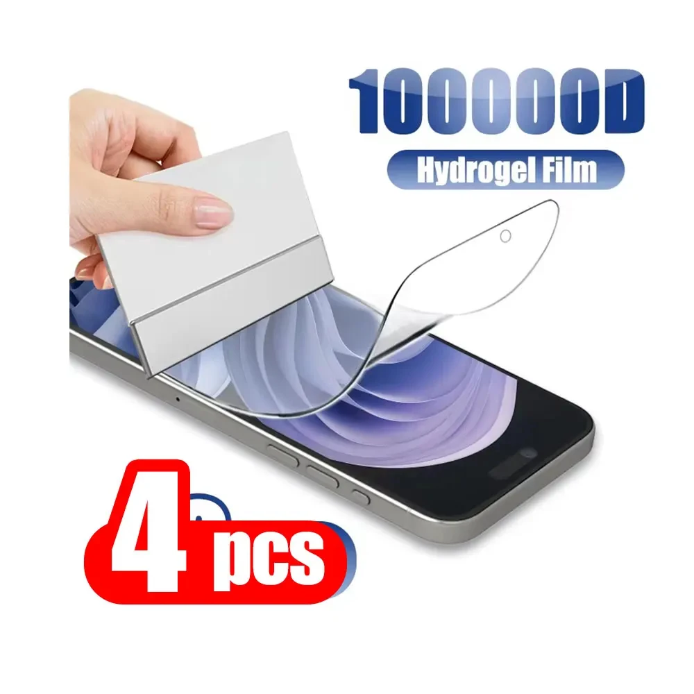 4PCS Hydrogel Film For Samsung A55 A56 5G A17 A16 A57 A53 A52 A37 A72 A54 A36 A35 A24 A22 A31 A26 A13 A05 Soft Screen Protector