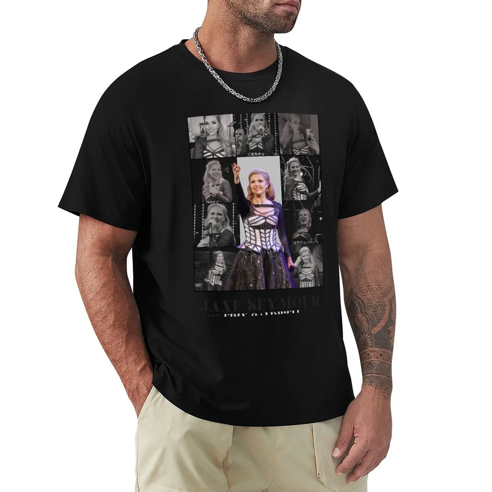 

Six the Musical Erin Caldwell 'Era' design T-Shirt Casual Loose Daily Wear T-Shirt