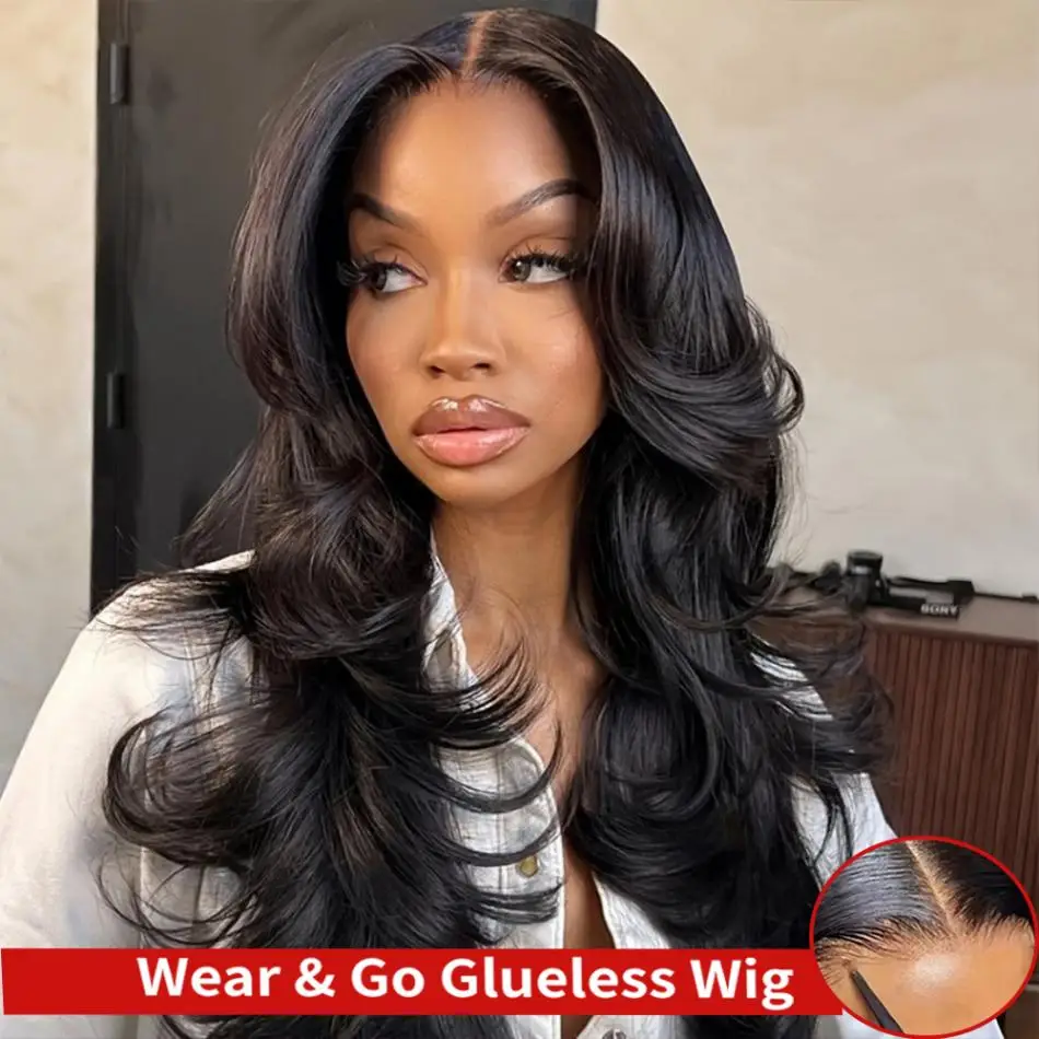 

Накладные парики из натуральных волос Body Wave без клея, предварительно подготовленные, готовые к использованию, 4x4, 5x5, с предварительно нарезанным швом, бразильские парики