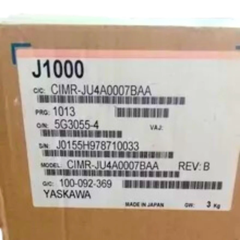 

Новый инвертор Yaskawa CIMR-JU4A0007BAA в коробке, гарантия 1 год