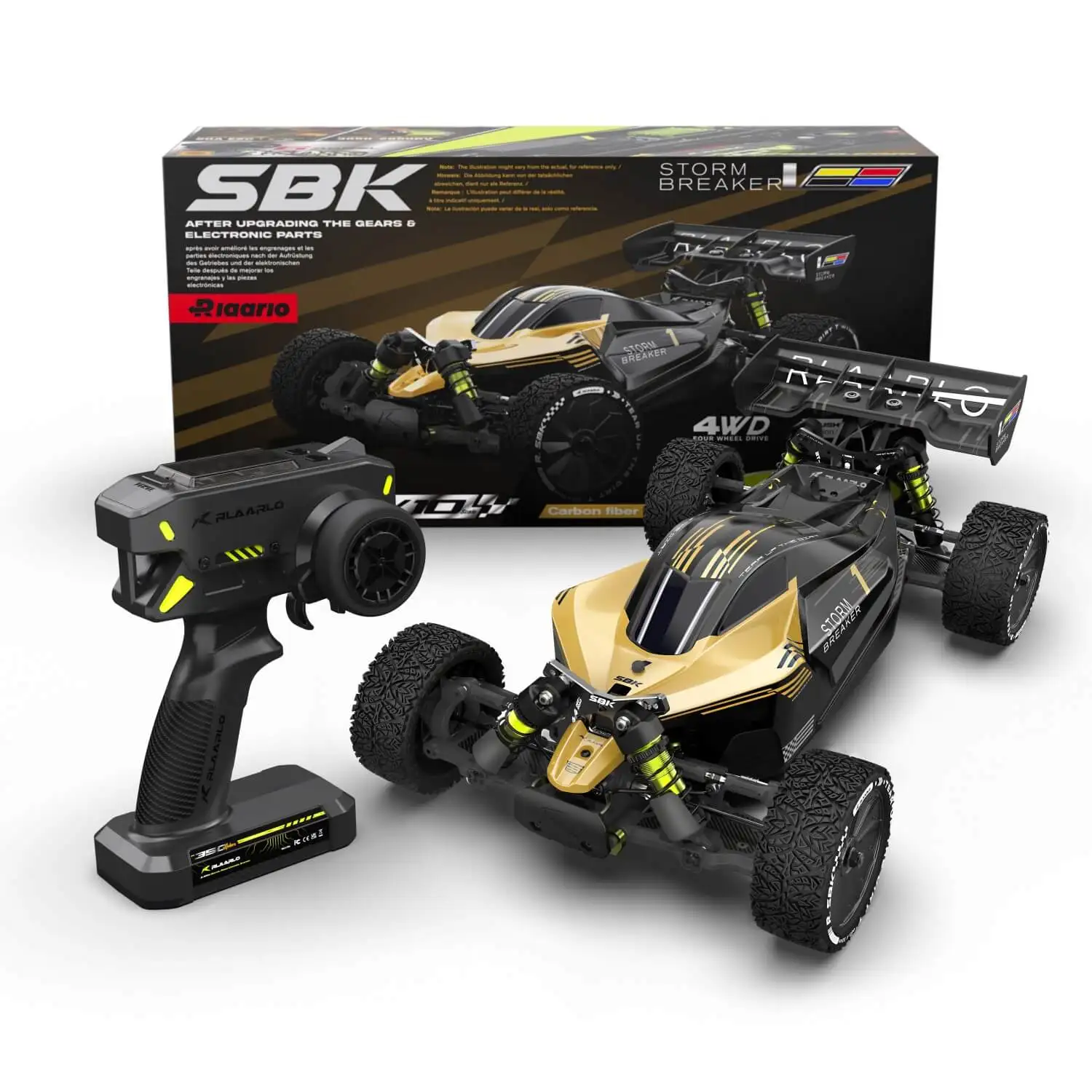 Storm Breaker SBK10 RC Buggy 1/10 Electric Off-Road Car 80km/h High-Speed Brushless Racing Cars 4x4 Hobby Grade Model