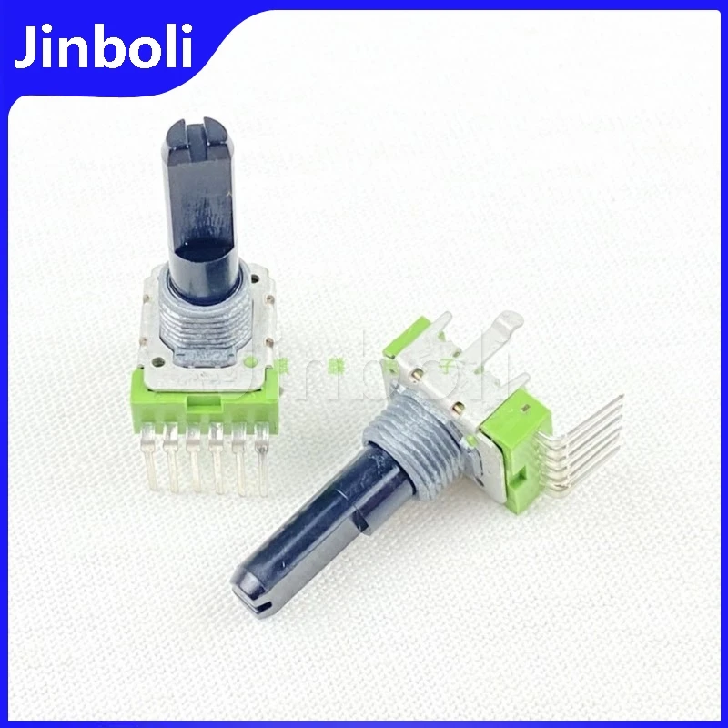 1PCS RK12 Type B20K Single Row 6Pins Double Mixer Potentiometer 23MM Shaft Length