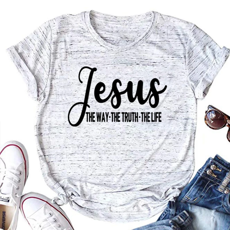 

Jesus Shirt Christian Gift Jesus The Way The Truth The Life Shirts Christian Shirt Religious Shirt Fashion Tops Religious Gift M