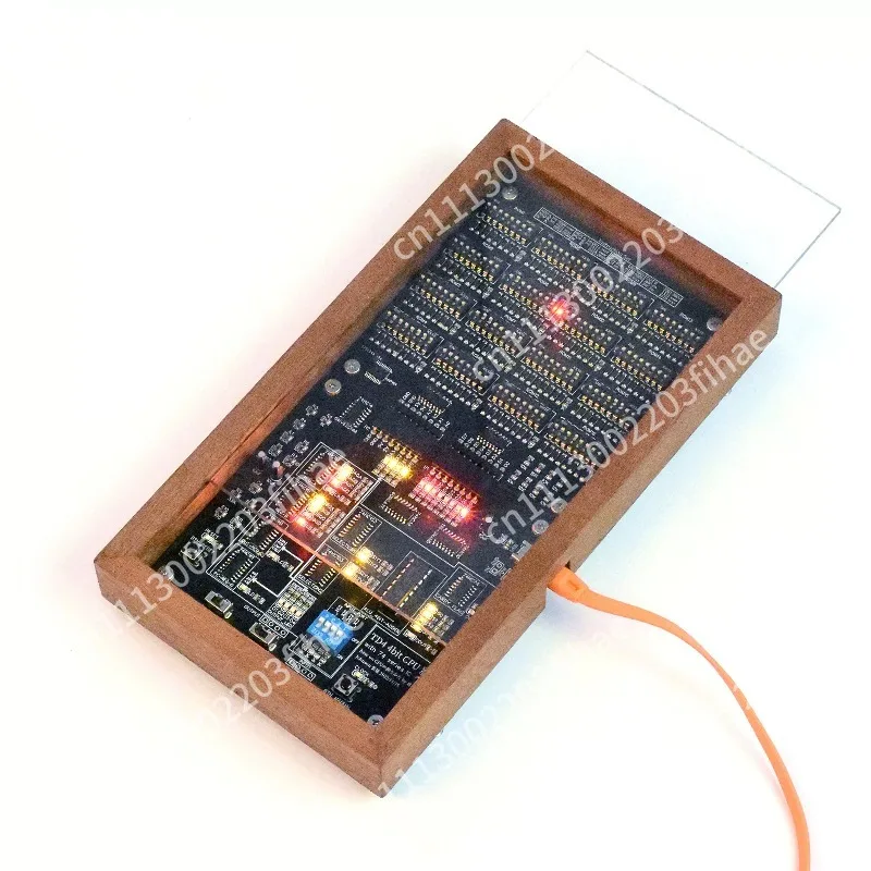 4-Bit TD4 CPU Self-made Introduction 74 Series Chip Logic Circuit Design CPU Operation Principle Learning