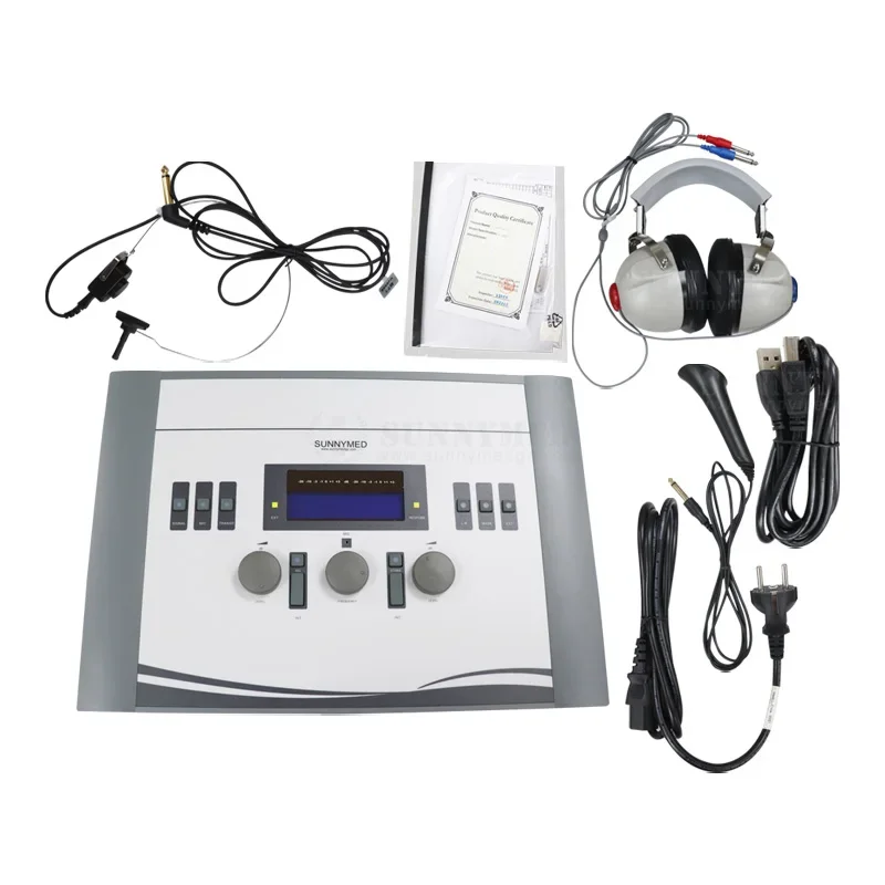 SY-G055-1 Full Function Hearing Screener Audiometer Air and Bone Conductor Audiogram