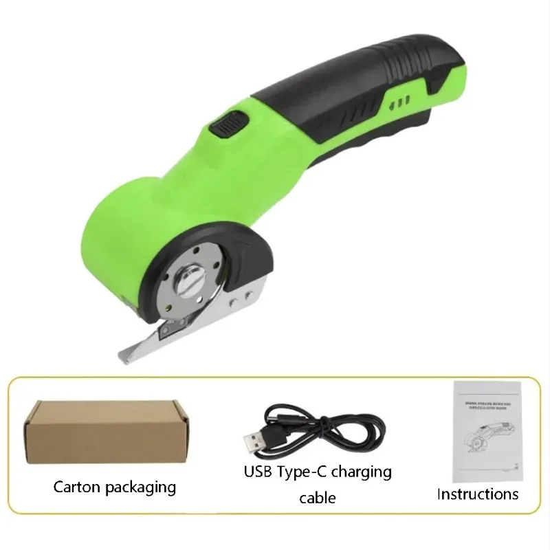 Cordless electric scissors are versatile tools for cutting leather carpets, rechargeable cardboard, machine fabrics, and more