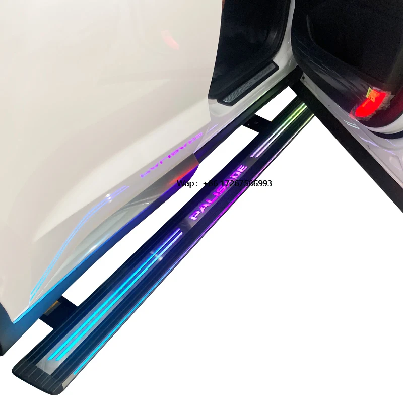 

Automatic Electric Power Neon Led Light Side Step Running Board for PALISADE 2020-2024