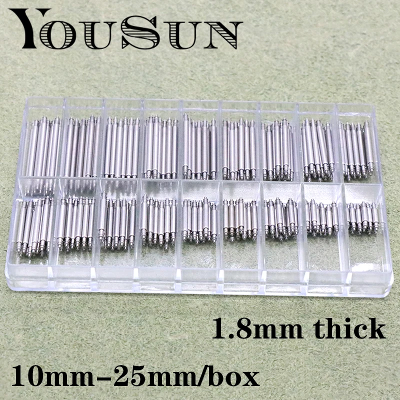 Box Watch Ear Watch Accessories 1.8 MM Thick Spring Needle Seamless Spring Good Quality Watchband Connecting Shaft